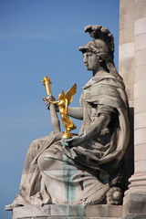 Paris, statue du pont Alexandre III