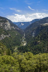 Fototapeta na wymiar On the Way to Yosemite