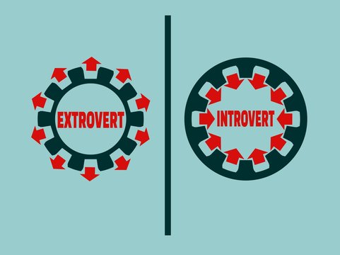 extrovert vs introvert metaphor