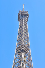 Fototapeta na wymiar Detail of Eiffel Tower in Paris