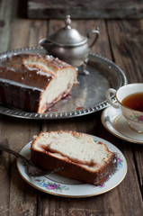 Jam Filled Pound Cake