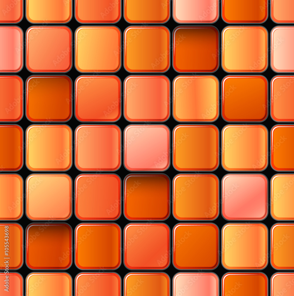 Aufkleber abstract seamless background of different blocks.