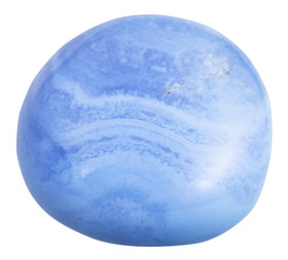 polished chalcedony (Blue Agate) mineral gem stone