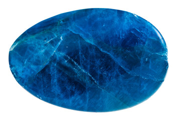 cabochon from blue kyanite mineral gemstone
