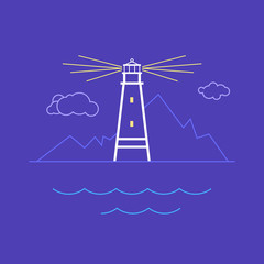 Lighthouse, Line Style Design