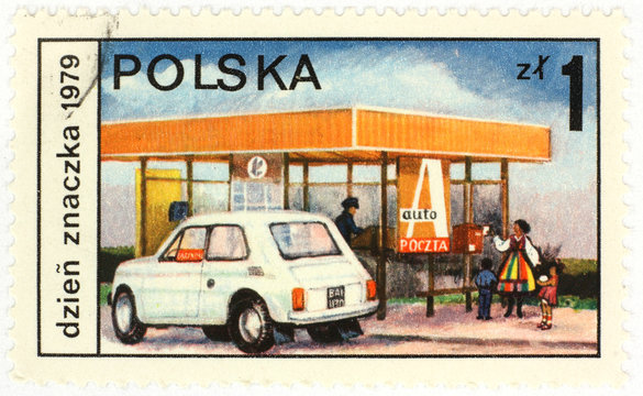 old polish postage stamp