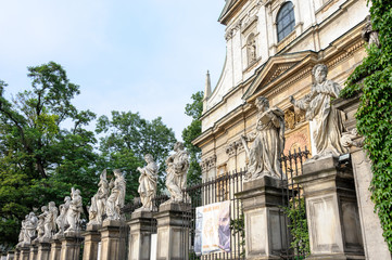 Saints Peter and Paul church statues
