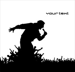 Poster for music concert.