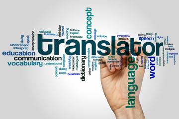 Translator word cloud