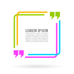 Fun quote text bubble