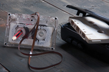 old cassettes - obrazy, fototapety, plakaty
