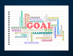 Goal,Leadership,business,champ,analysis crossword concept