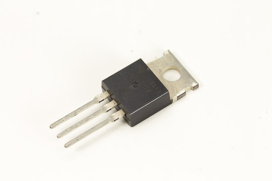 power transistors on a white background