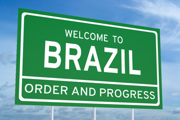 Welcome to Brazil concept