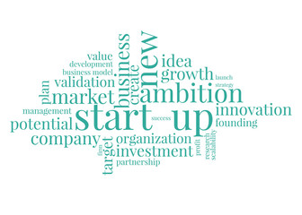Start-up concept tags