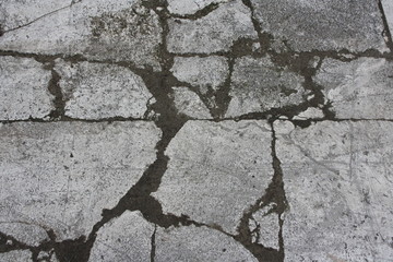 texture of stone wall in black and white tone