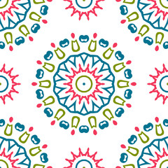 Vintage universal different seamless eastern patterns (tiling). Endless texture can be used for wallpaper, pattern fill, web page background, surface textures clothes. Retro geometric ornament.