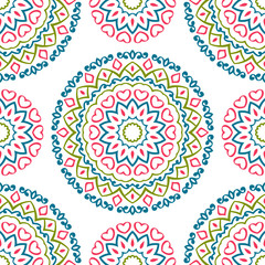 Vintage universal different seamless eastern patterns (tiling). Endless texture can be used for wallpaper, pattern fill, web page background, surface textures clothes. Retro geometric ornament.