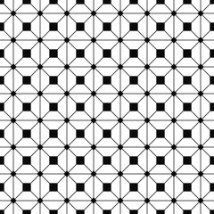 Seamless monochrome grid pattern