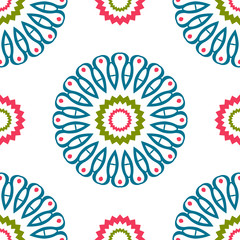 Vintage universal different seamless eastern patterns (tiling). Endless texture can be used for wallpaper, pattern fill, web page background, surface textures clothes. Retro geometric ornament.