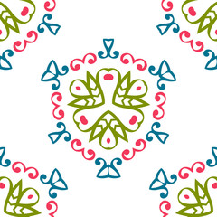 Vintage universal different seamless eastern patterns (tiling). Endless texture can be used for wallpaper, pattern fill, web page background, surface textures clothes. Retro geometric ornament.