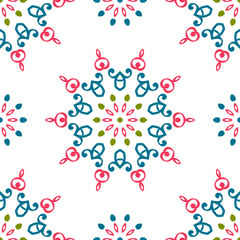 Obraz premium Vintage universal different seamless eastern patterns (tiling). Endless texture can be used for wallpaper, pattern fill, web page background, surface textures clothes. Retro geometric ornament.