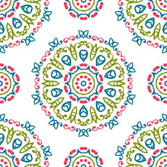 Vintage universal different seamless eastern patterns (tiling). Endless texture can be used for wallpaper, pattern fill, web page background, surface textures clothes. Retro geometric ornament.