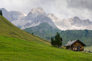 Fuciade Valley in the Dolomites