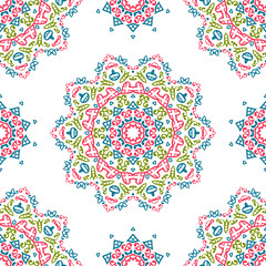 Vintage universal different seamless eastern patterns (tiling). Endless texture can be used for wallpaper, pattern fill, web page background, surface textures clothes. Retro geometric ornament.