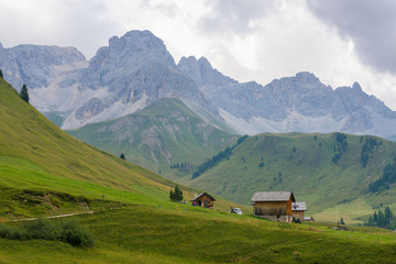 Fototapeta na wymiar Fuciade Valley in the Dolomites