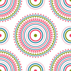 Fototapeta premium Vintage universal different seamless eastern patterns (tiling). Endless texture can be used for wallpaper, pattern fill, web page background, surface textures clothes. Retro geometric ornament.