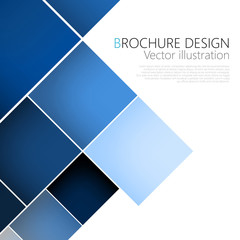 Business brochure cover design template. Vector