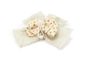 bow. Ribbon. Isolated on white