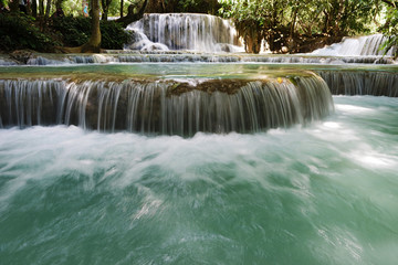 Tat Kuang Si waterfall (Tat Kuangsi), Luang Prabang, Laos