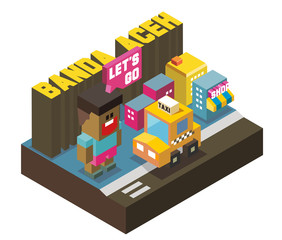 Fototapeta premium Banda aceh is one of beautiful city to visit