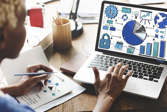 Strategy Plan Marketing Data Ideas Innovation Concept