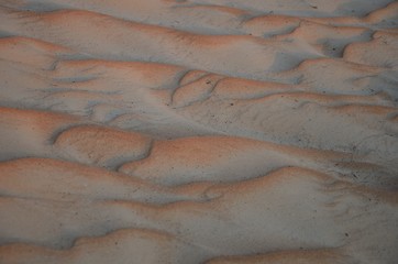 Overhead shot of sand texture background.