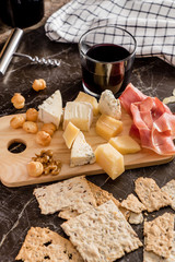 wine and cheese
