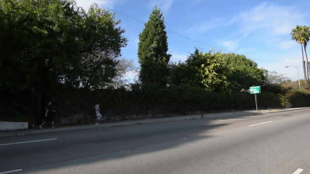 Driving Plates Multi Angle Freeway 08 CAM4 3QR La Cienega Highway Los Angeles