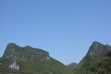 The beautiful mountains scenery
