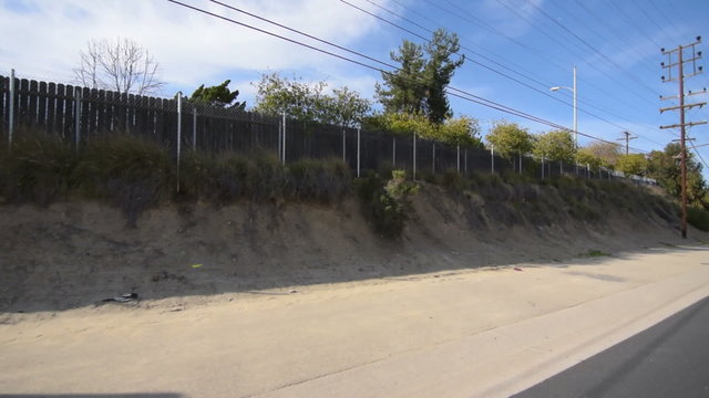 Driving Plates Multi Angle Freeway 10 CAM4 3QR La Cienega Highway Los Angeles