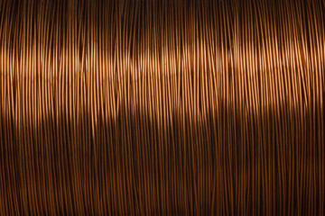 copper wire spool texture metal