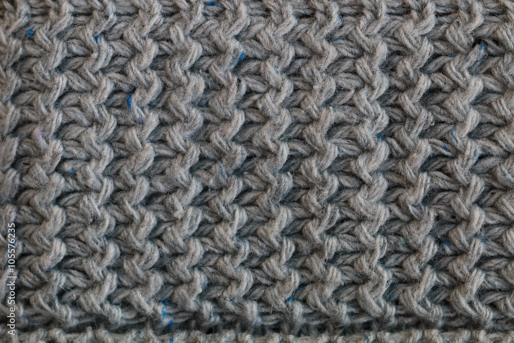 Poster Knitting wool texture for pattern and background