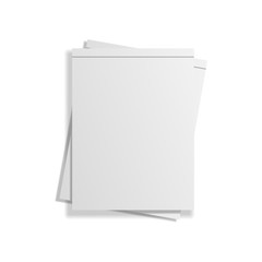 Stack of two empty Notepads