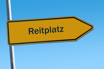 Schild 65 - Reitplatz