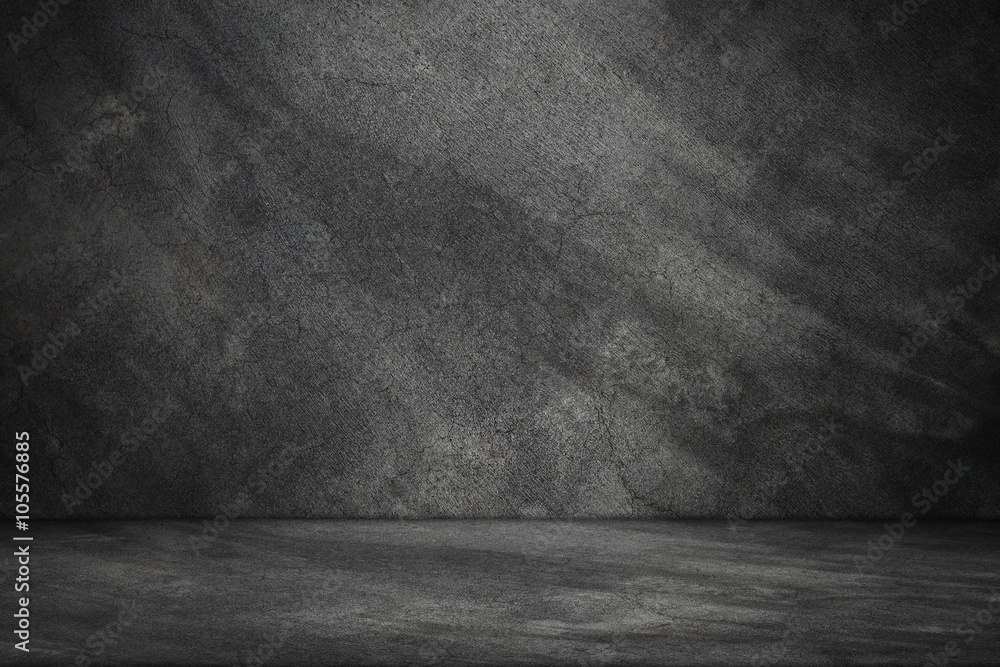 Poster cement wall and floor for pattern and background