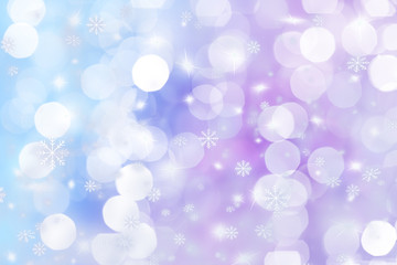 Perfect abstract winter background with snowflakes