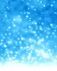 Glittering blue background