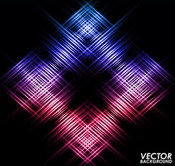 Obraz premium Abstract digital colorful light effect background.