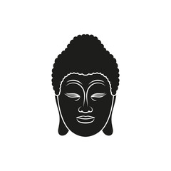 Head of Buddha. Vector illustration
